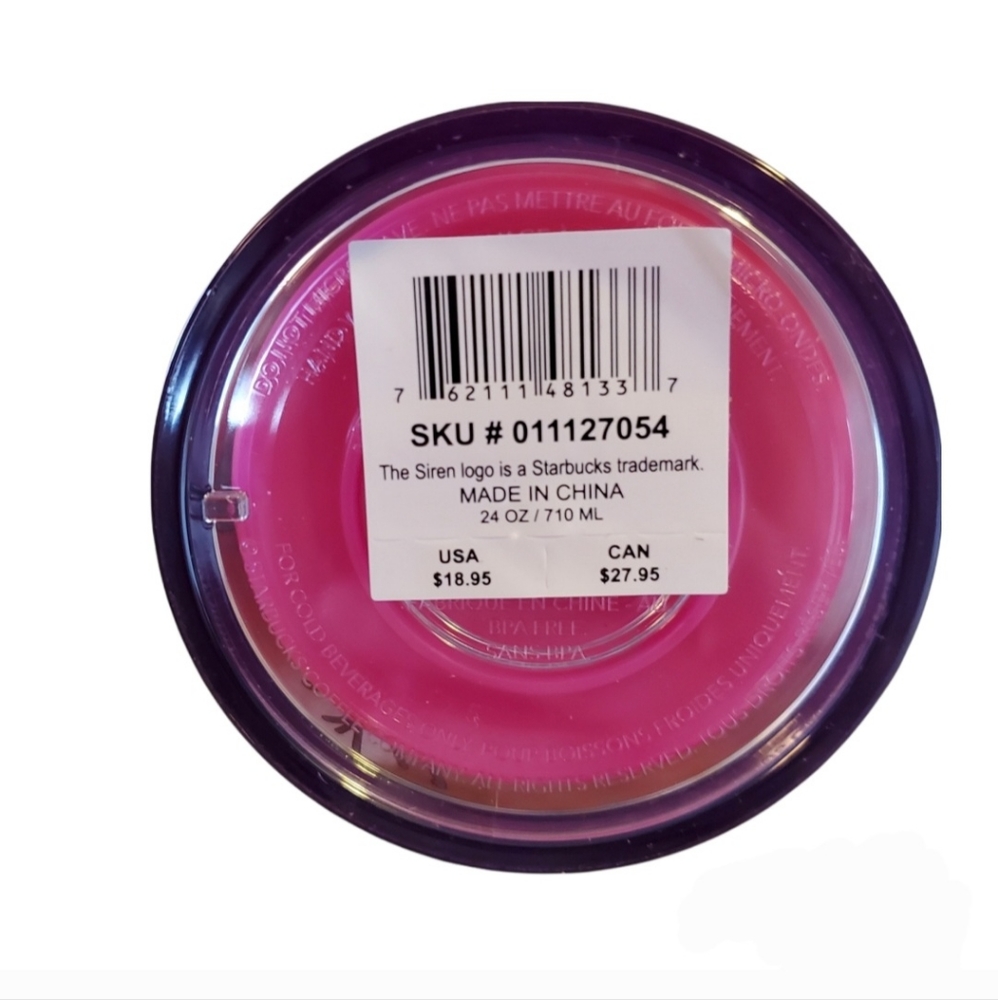 Starbucks 24oz Color Changing Tumbler Pink - Picture 7 of 10